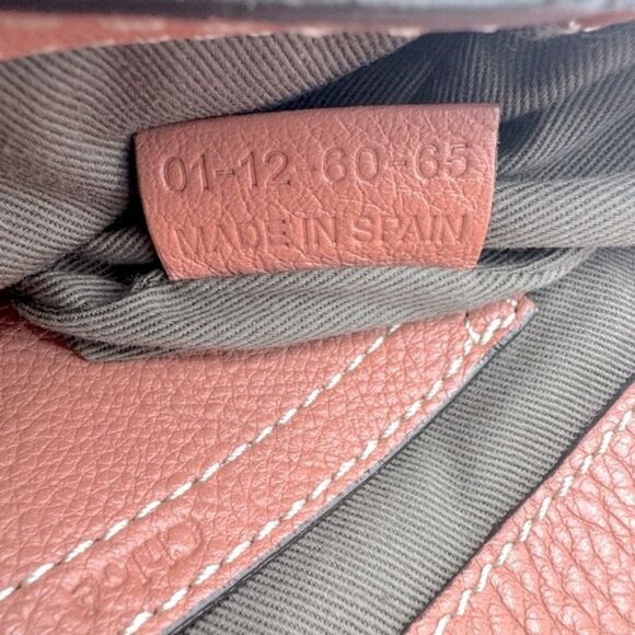 Auth Jimmy Choo Large Pink Leather Suede Sides 2way Riley Tote Crossbody Bag - Picture 15 of 16